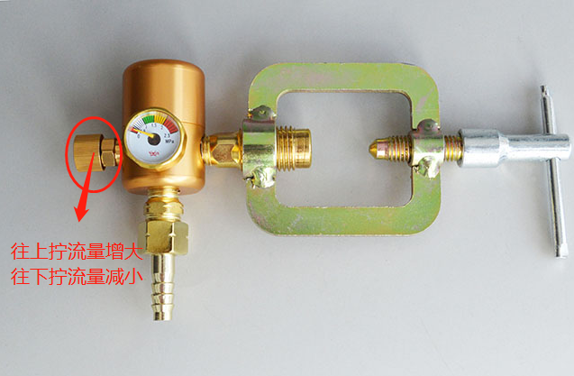 乙炔压力表怎么调节